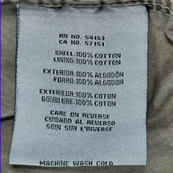 NWT Levi’s Khaki Green Utility Hooded Jacket Size L - Picture 2 of 13